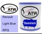 Preview: Renault, Light Blue, RPQ: 1L Lackdose, von ATW Autoteile West.